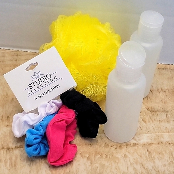 MODELLO Large 12-Piece Pink Floral Travel Cosmetic Tote Bag - NWOT - Picture 12 of 13